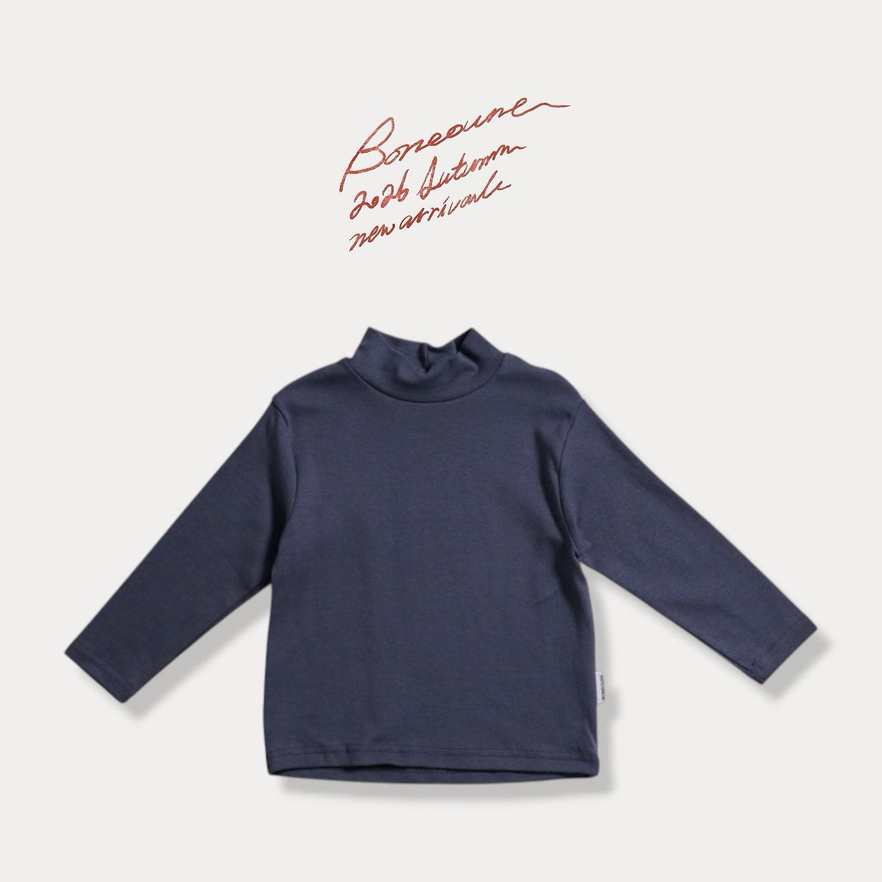 《予約》Soft Half-Neck Shirt / BONEOUNE
