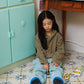 《予約》Stitch Stripe Hoodie / ANDBUTTER