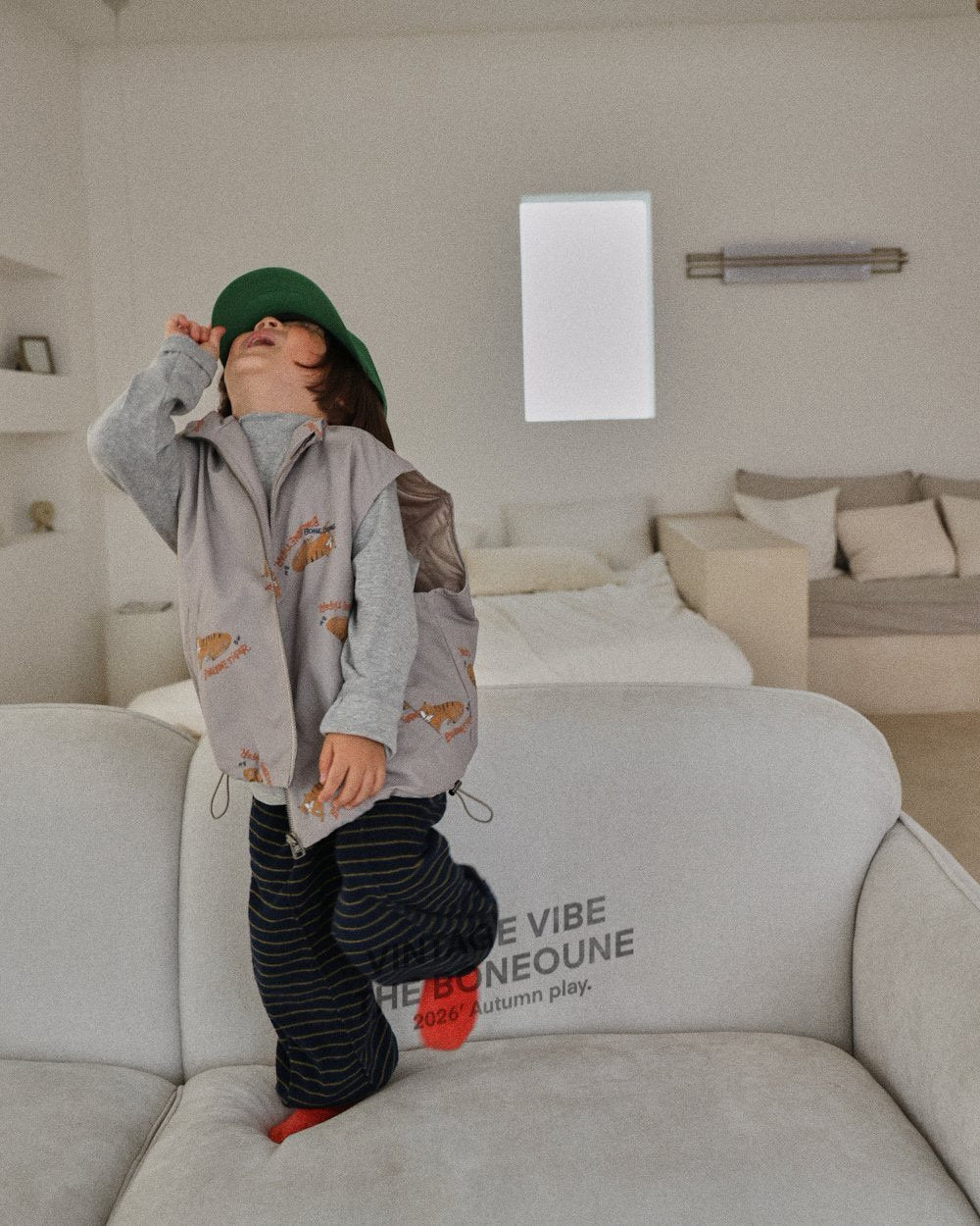 《予約》Soft Half-Neck Shirt / BONEOUNE