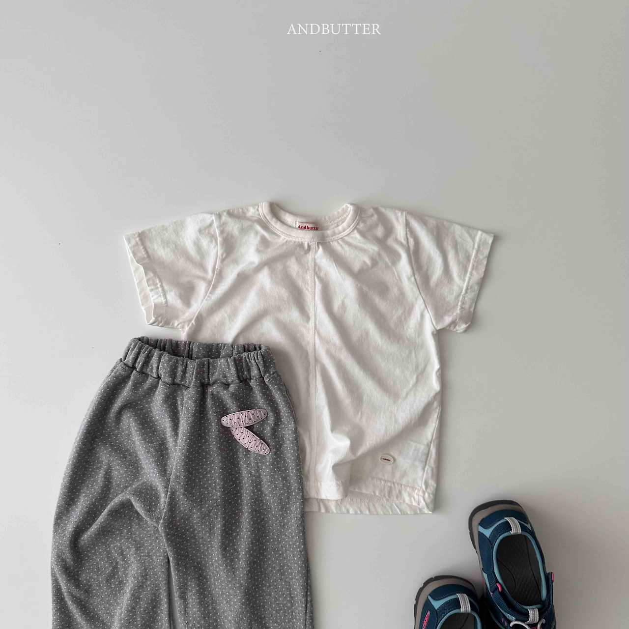 《予約》Color Line Tee / andbutter