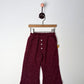 《予約》Button Bootcut Pants / ANDBUTTER
