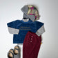 《予約》Button Bootcut Pants / ANDBUTTER