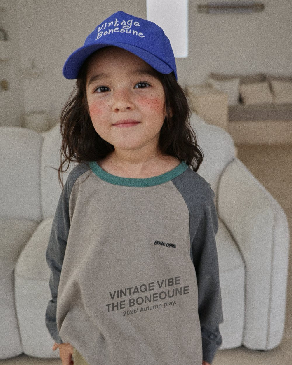 《予約》Diamond Pigment Raglan Tee / BONEOUNE