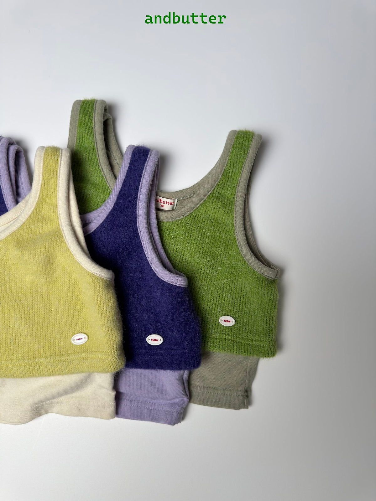 《予約》Color Block Vest / ANDBUTTER