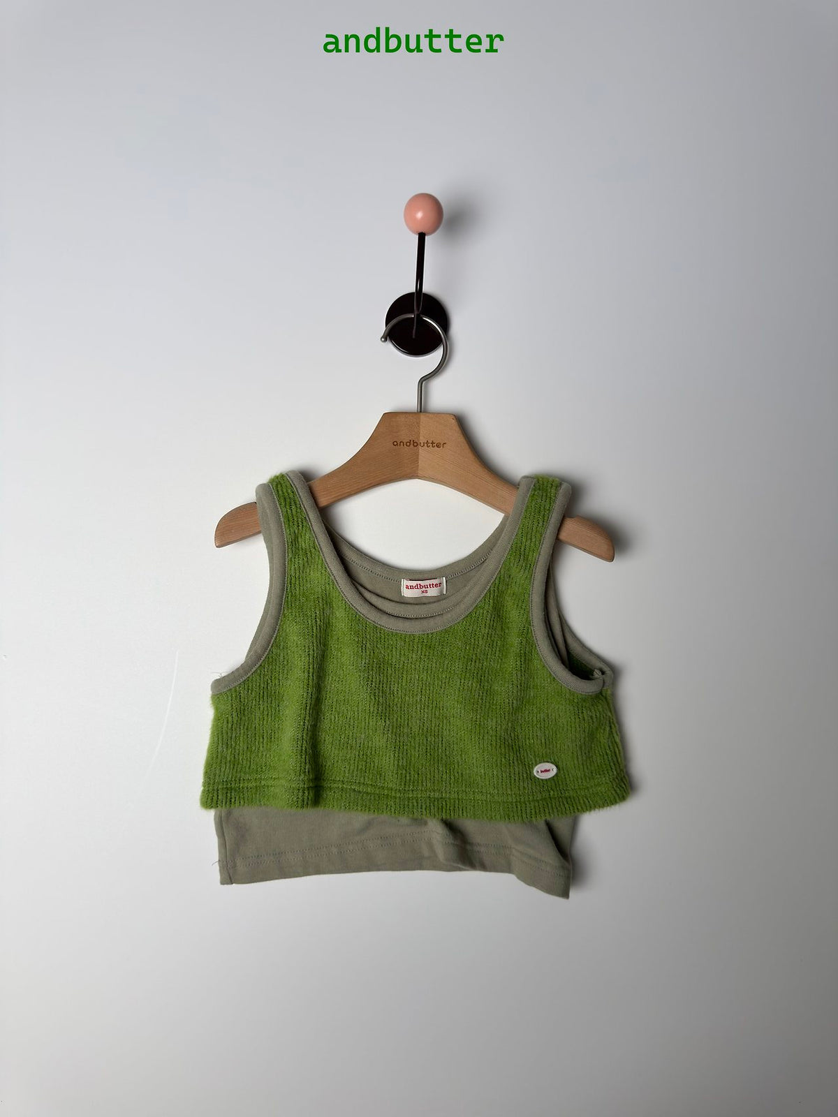 《予約》Color Block Vest / ANDBUTTER