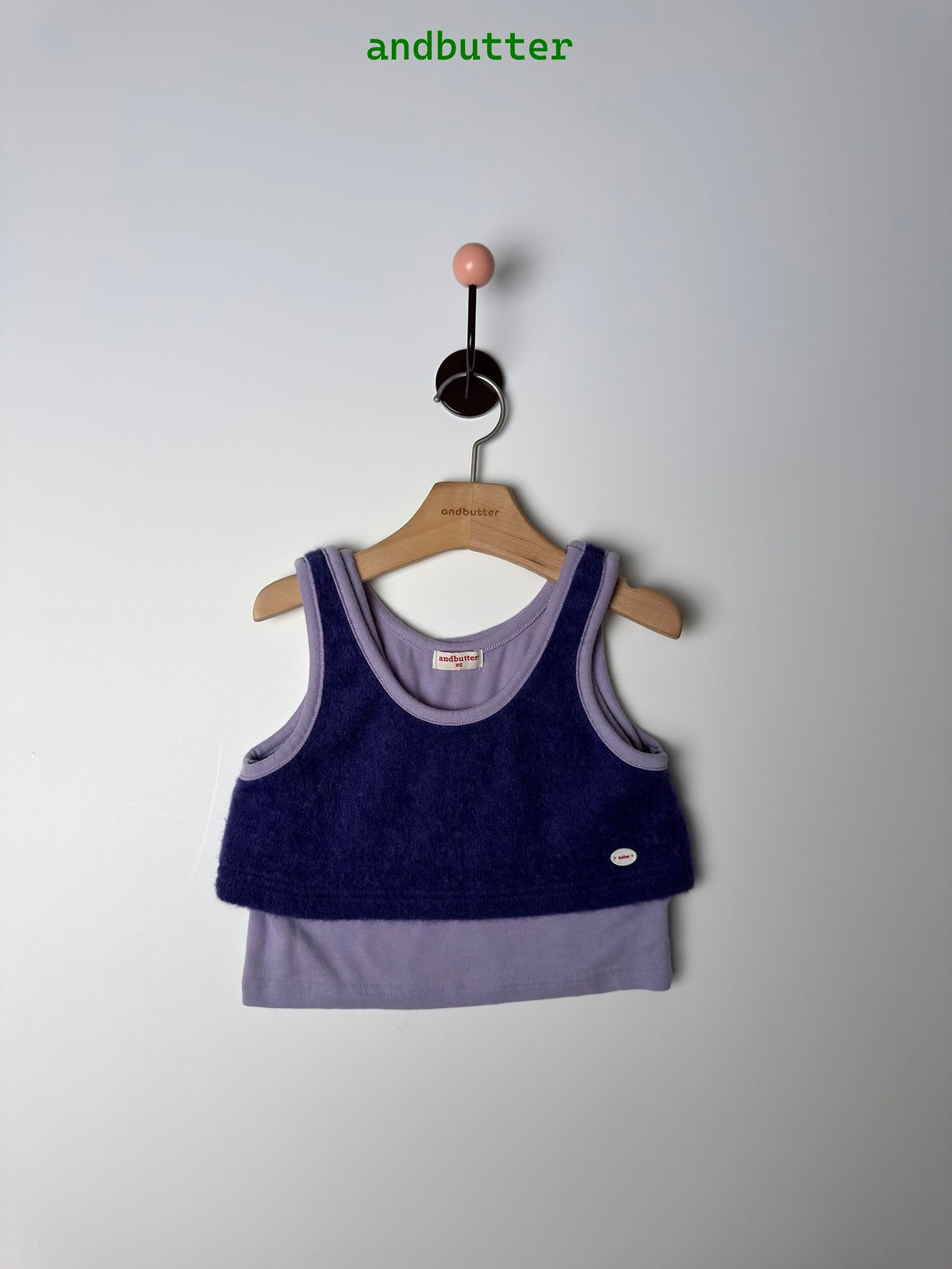 《予約》Color Block Vest / ANDBUTTER