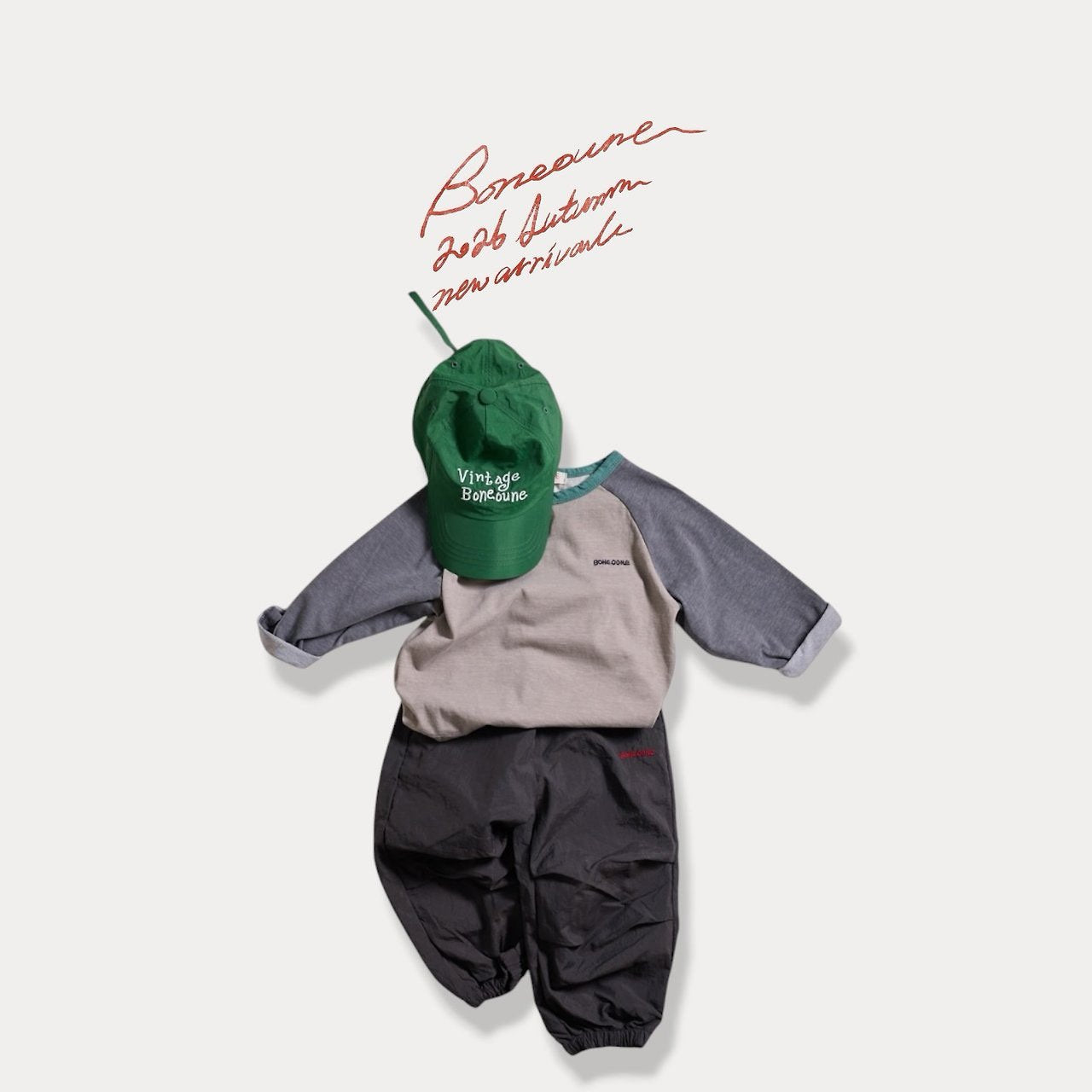 《予約》Two-Tuck Nylon Jogger Pants / BONEOUNE
