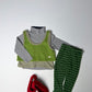 《予約》Color Block Vest / ANDBUTTER