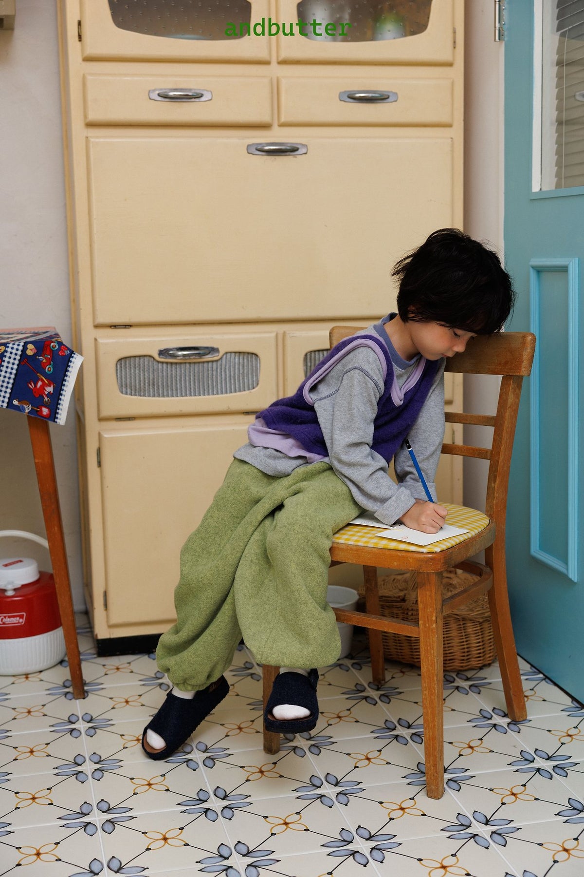 《予約》Color Block Vest / ANDBUTTER