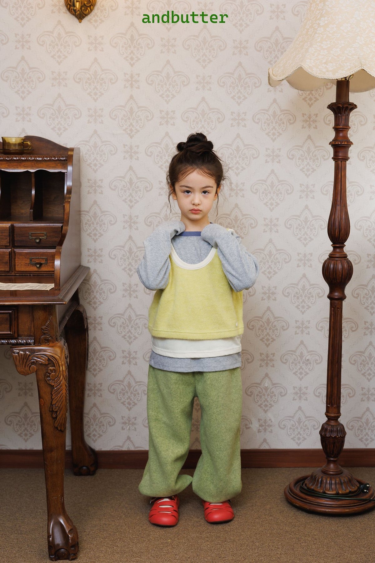 《予約》Color Block Vest / ANDBUTTER