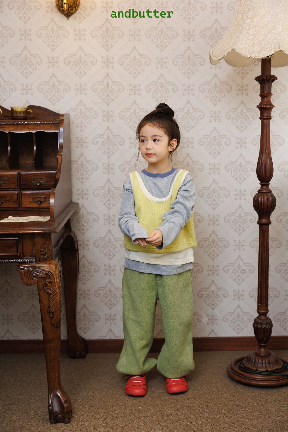 《予約》Color Block Vest / ANDBUTTER