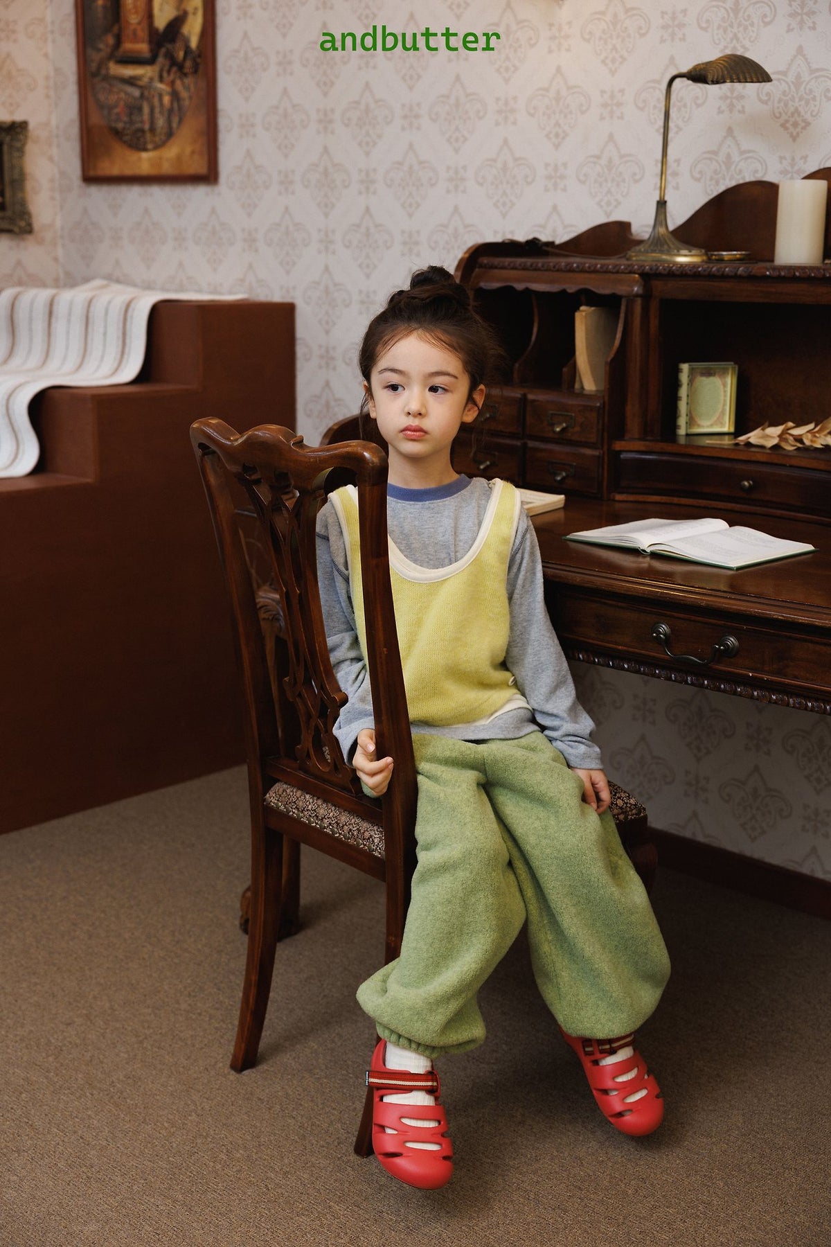 《予約》Color Block Vest / ANDBUTTER