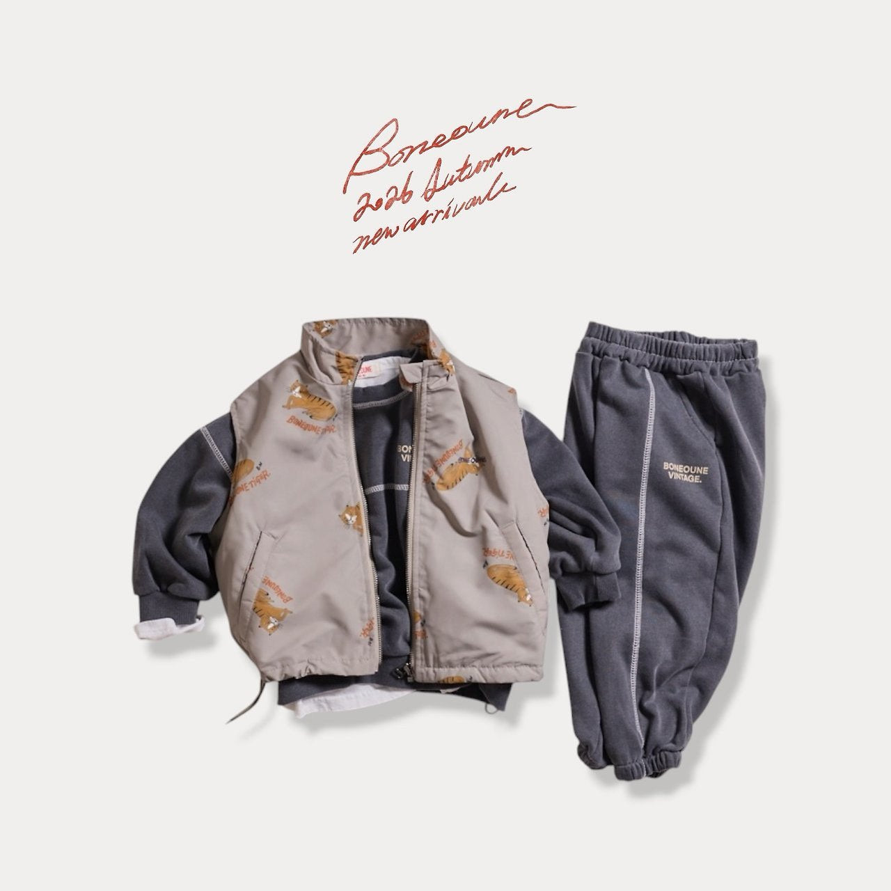 《予約》Tiger Vest  / BONEOUNE