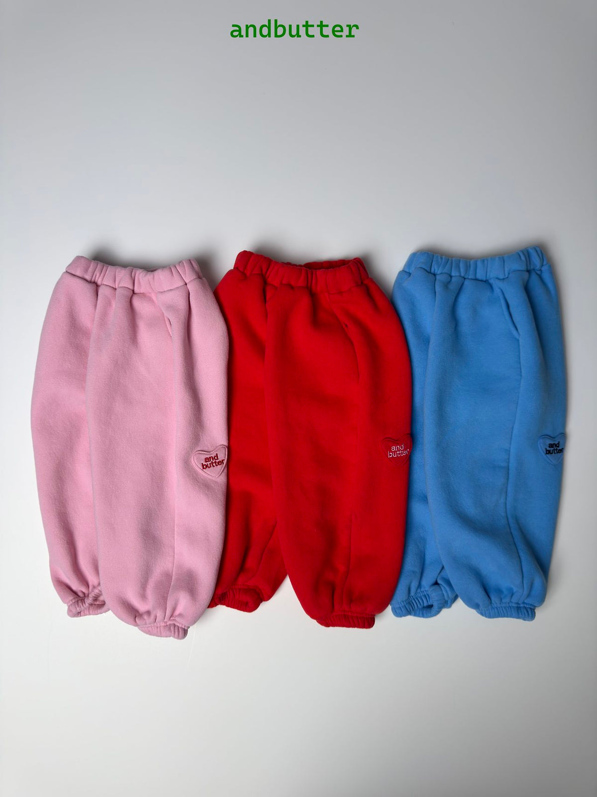 《予約》Heart Jogger Pants / ANDBUTTER