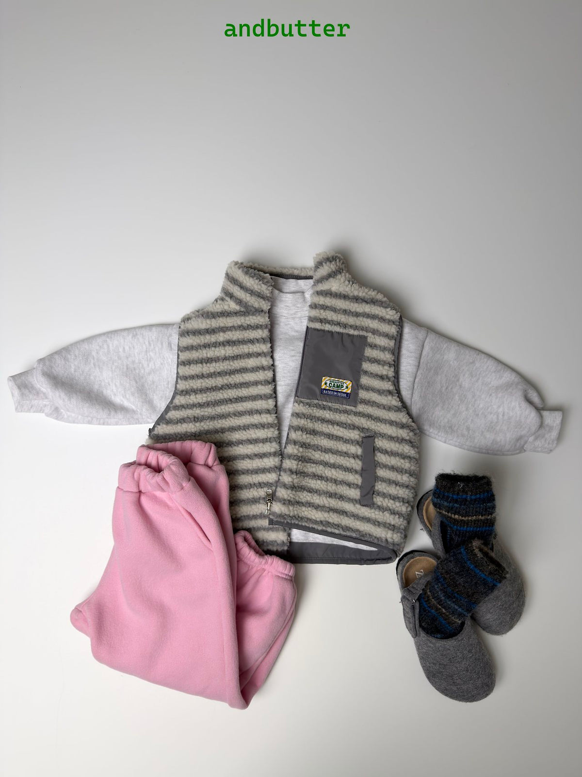 《予約》Heart Jogger Pants / ANDBUTTER