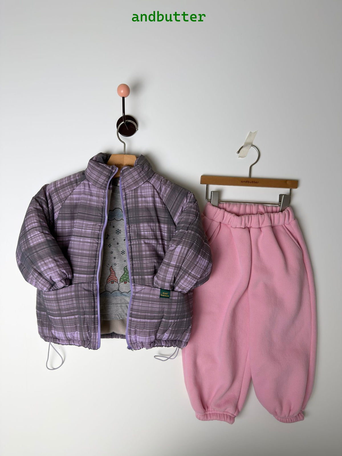 《予約》Heart Jogger Pants / ANDBUTTER
