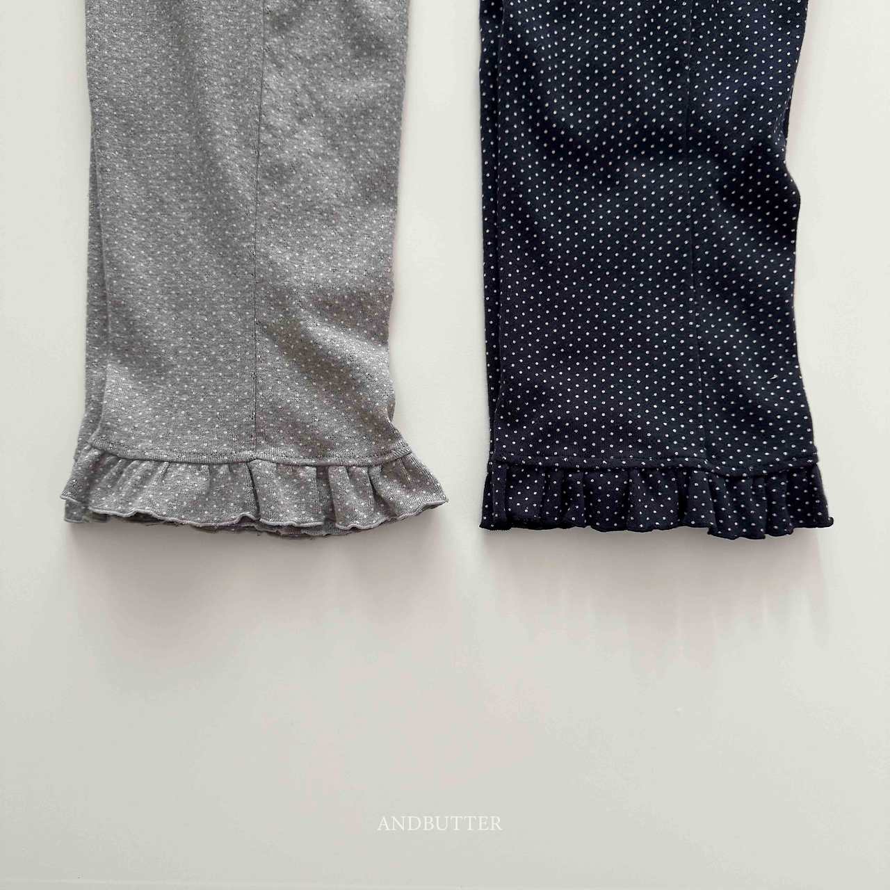 《予約》Dot Frill Pants / andbutter