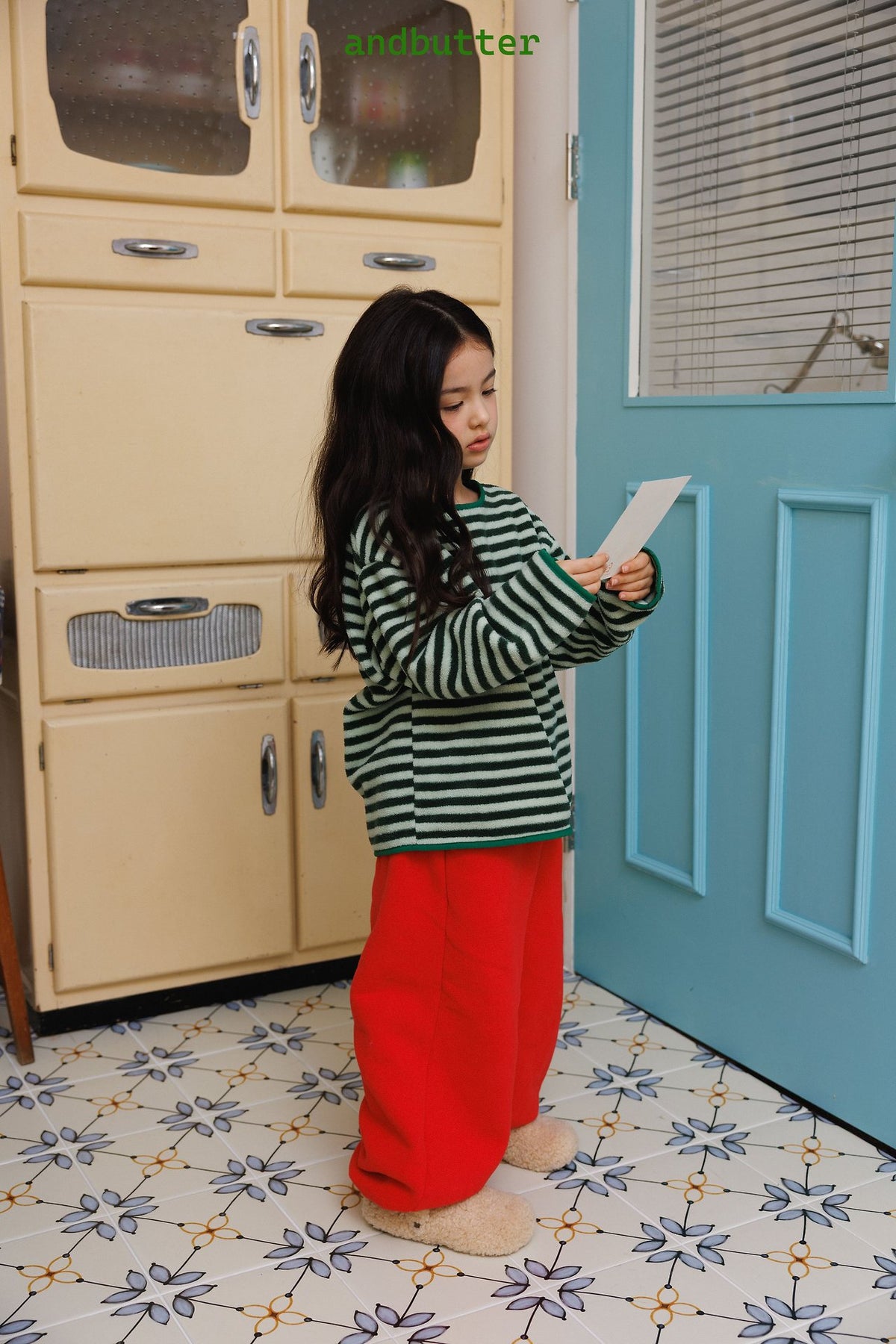 《予約》Heart Jogger Pants / ANDBUTTER