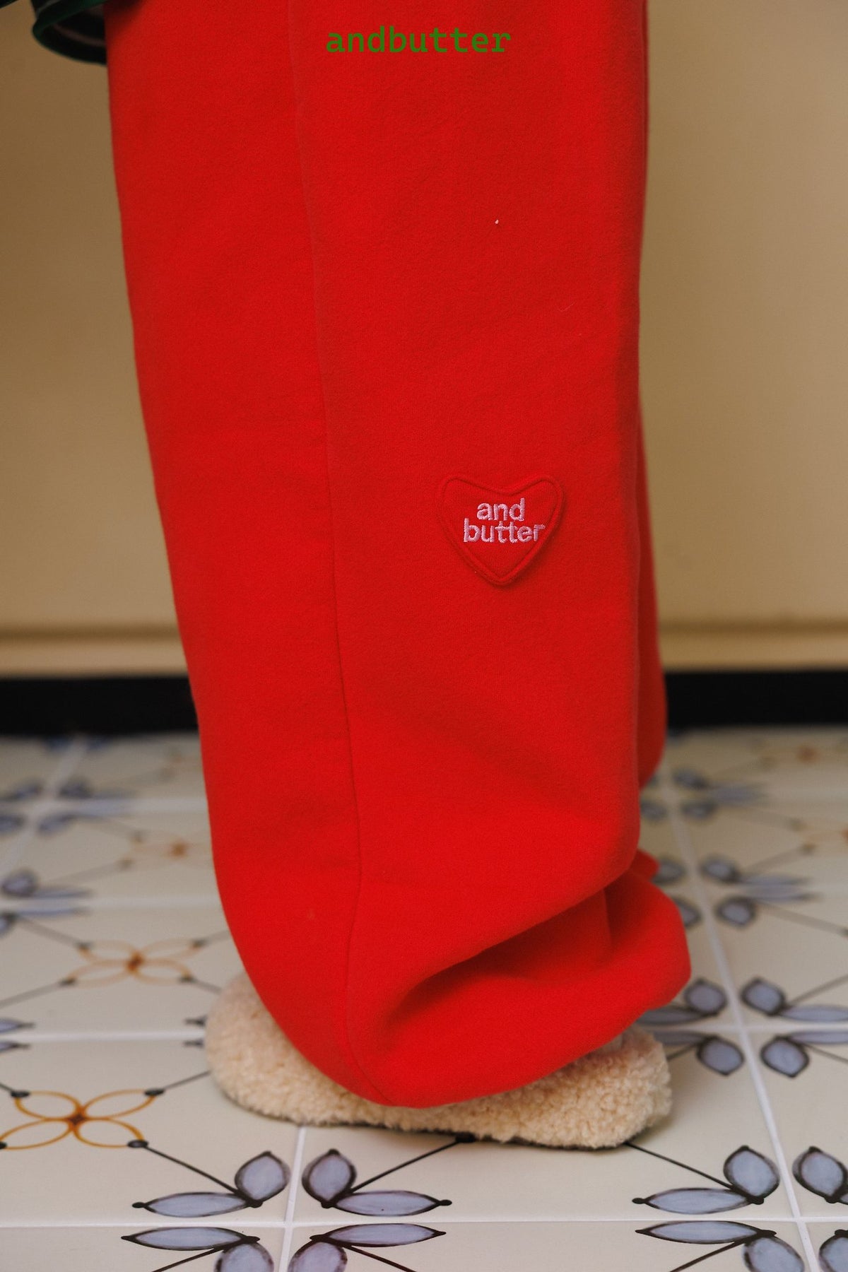 《予約》Heart Jogger Pants / ANDBUTTER