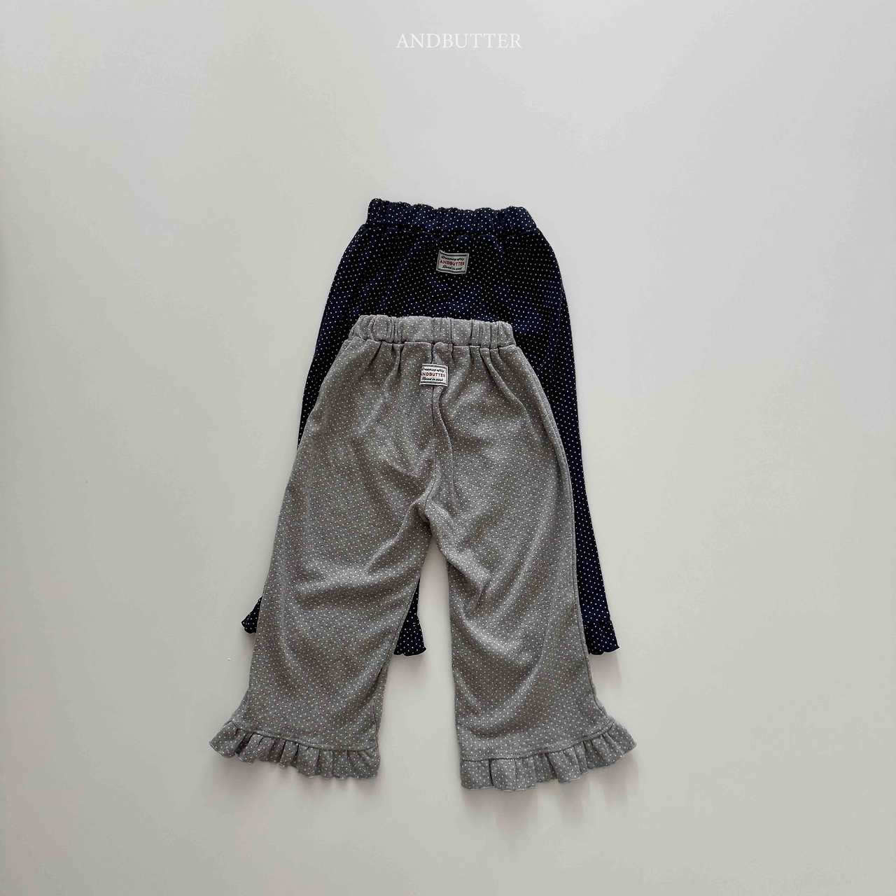 《予約》Dot Frill Pants / andbutter