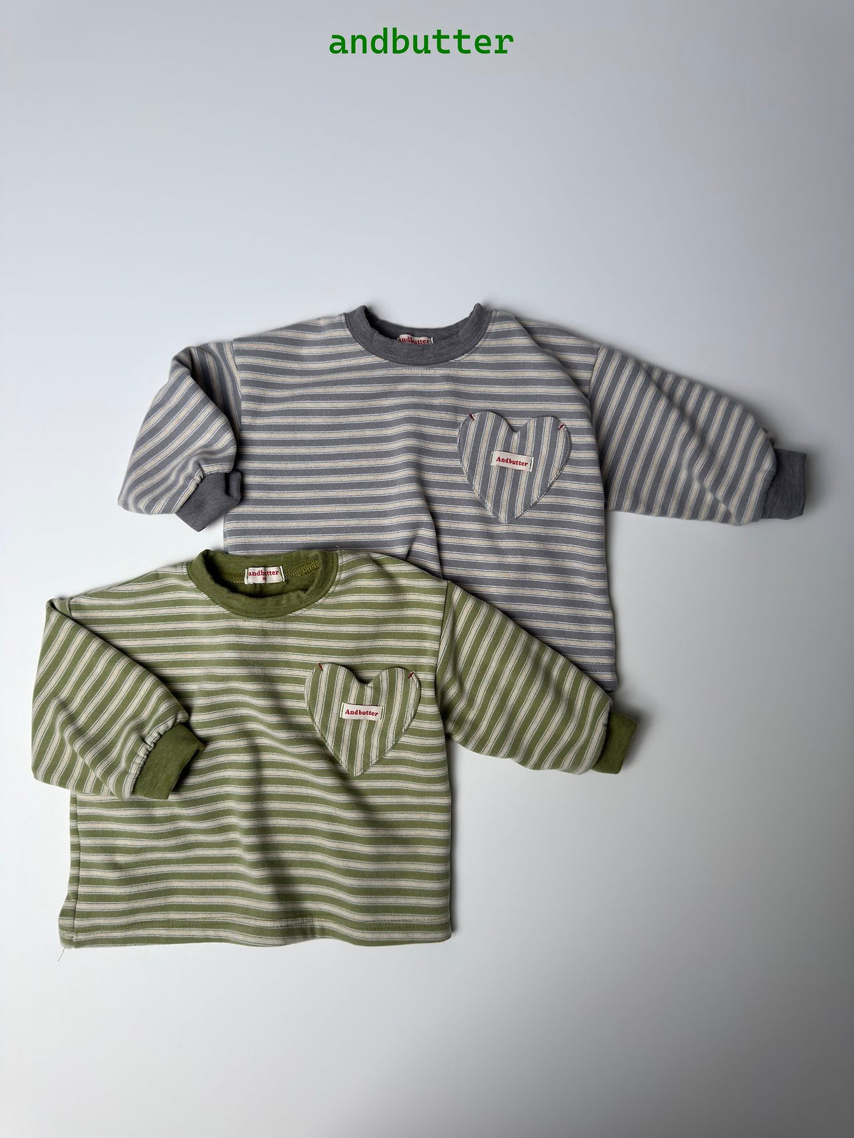 《予約》Heart Pocket Tee / ANDBUTTER