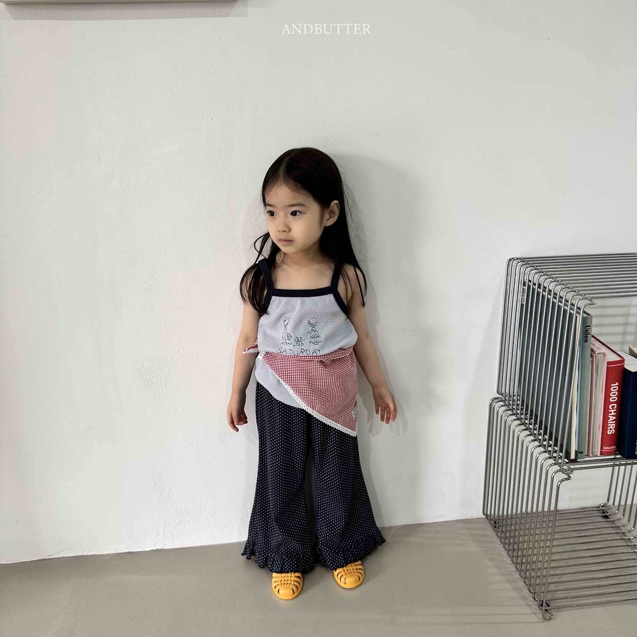 《予約》Dot Frill Pants / andbutter