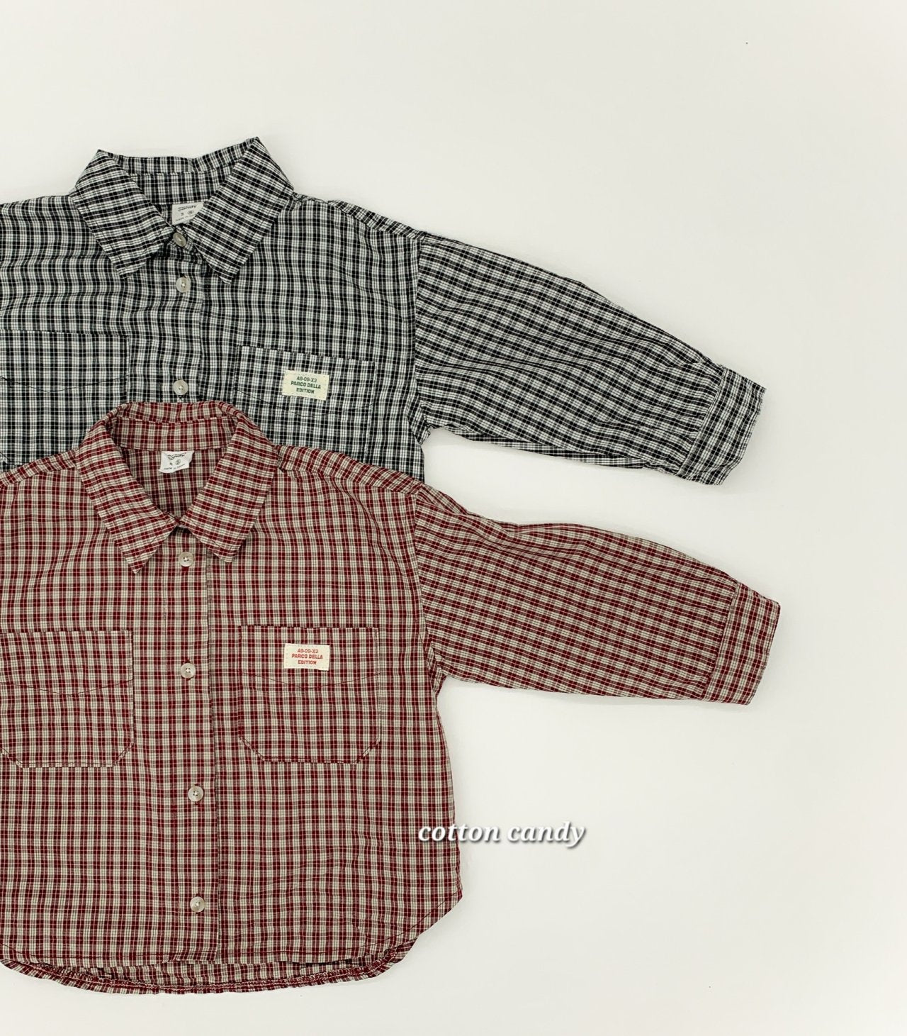 《予約》Spring Check Shirt / cotton candy