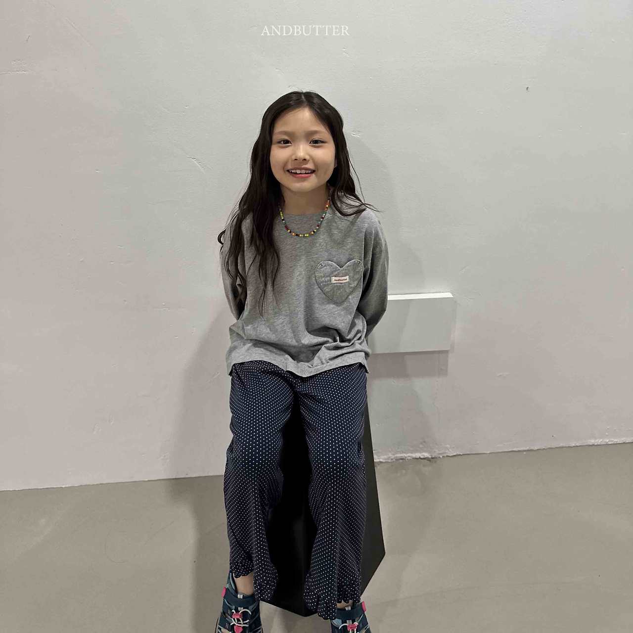 《予約》Dot Frill Pants / andbutter