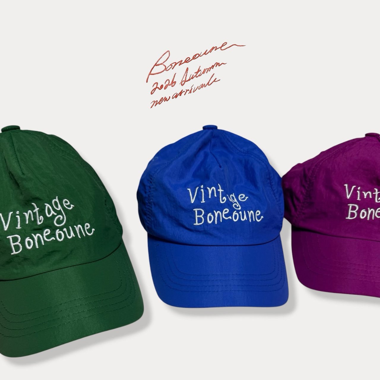 《予約》Vintage Bone Cap / BONEOUNE