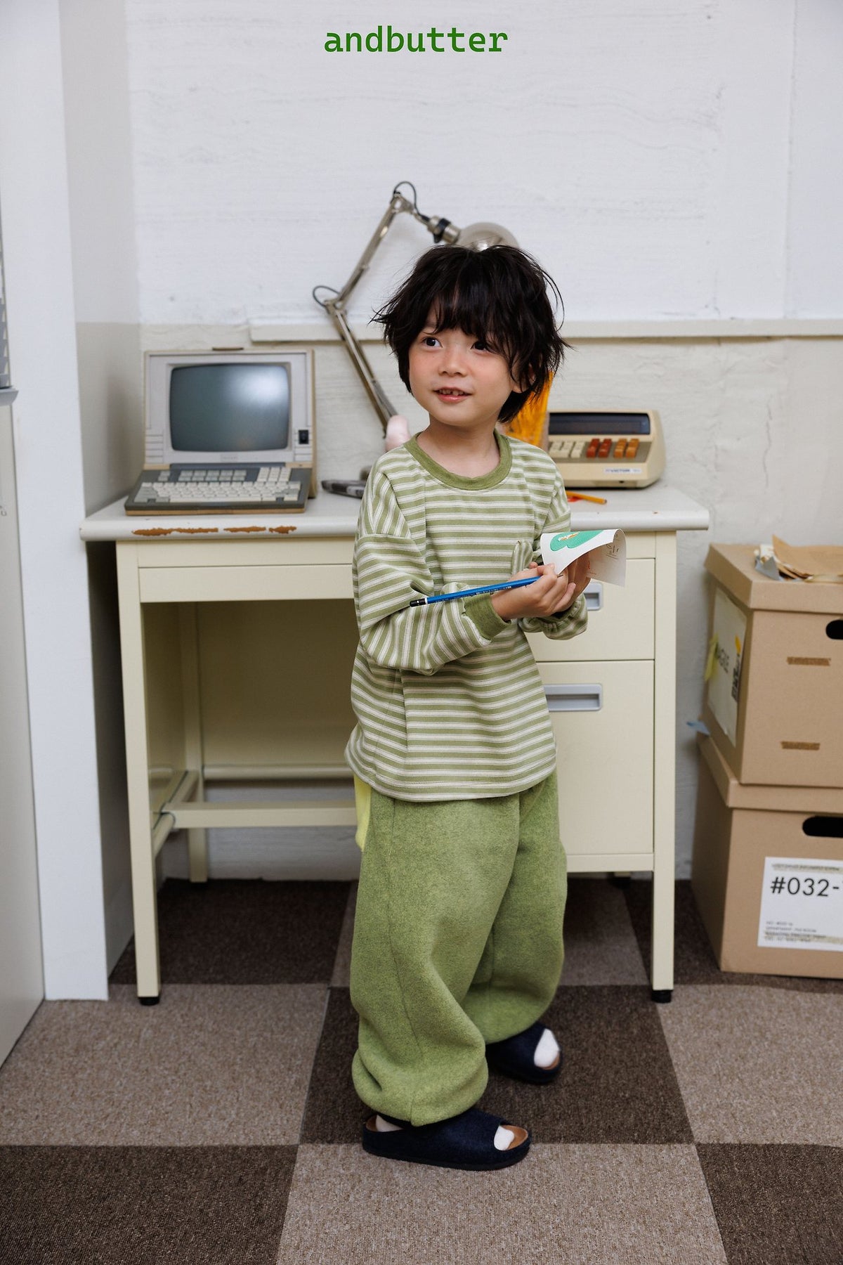 《予約》Heart Pocket Tee / ANDBUTTER