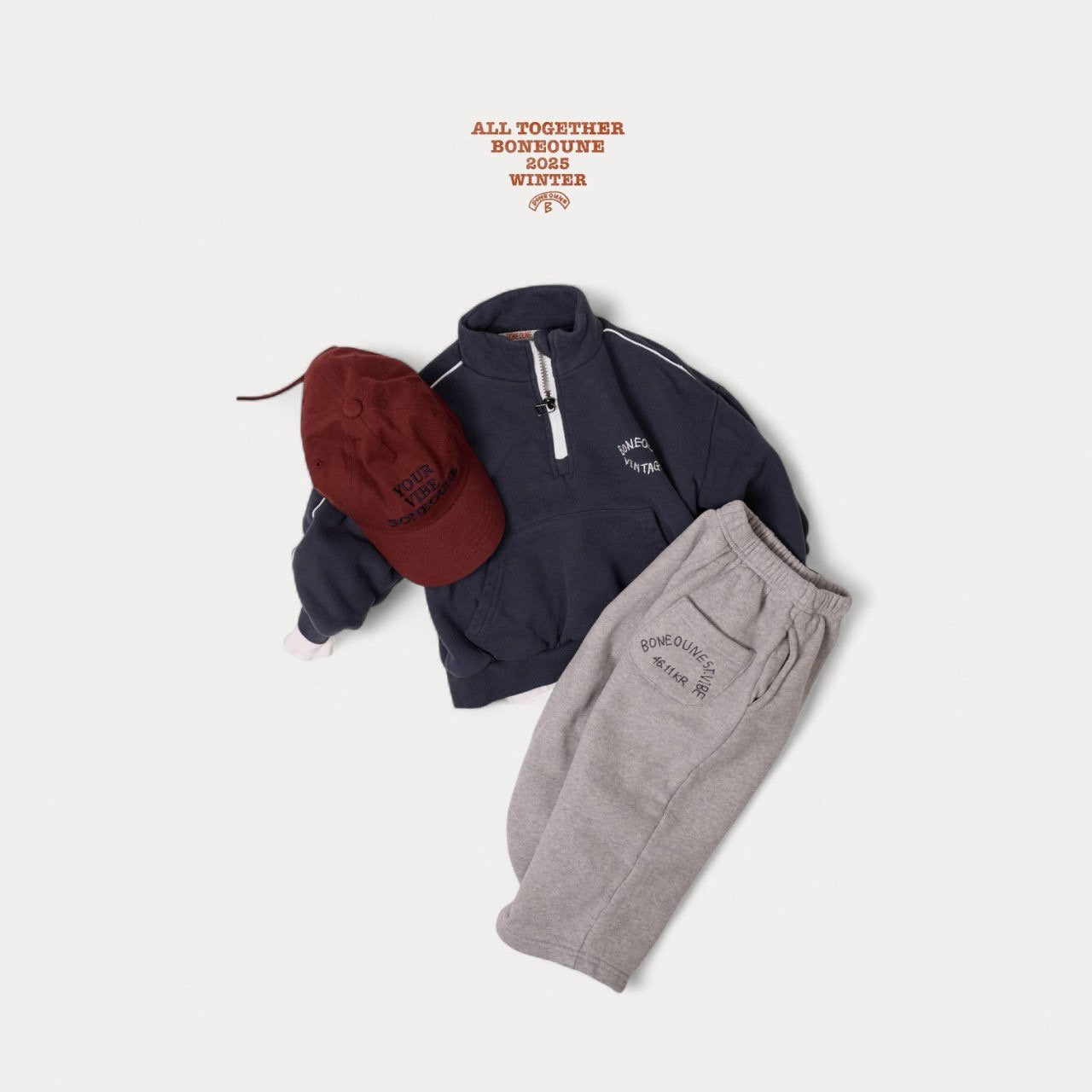 《予約》Berry Zip-up / Boneoune