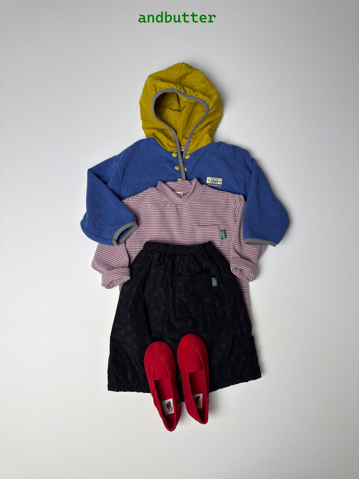 《予約》Dot Padded Pants / ANDBUTTER