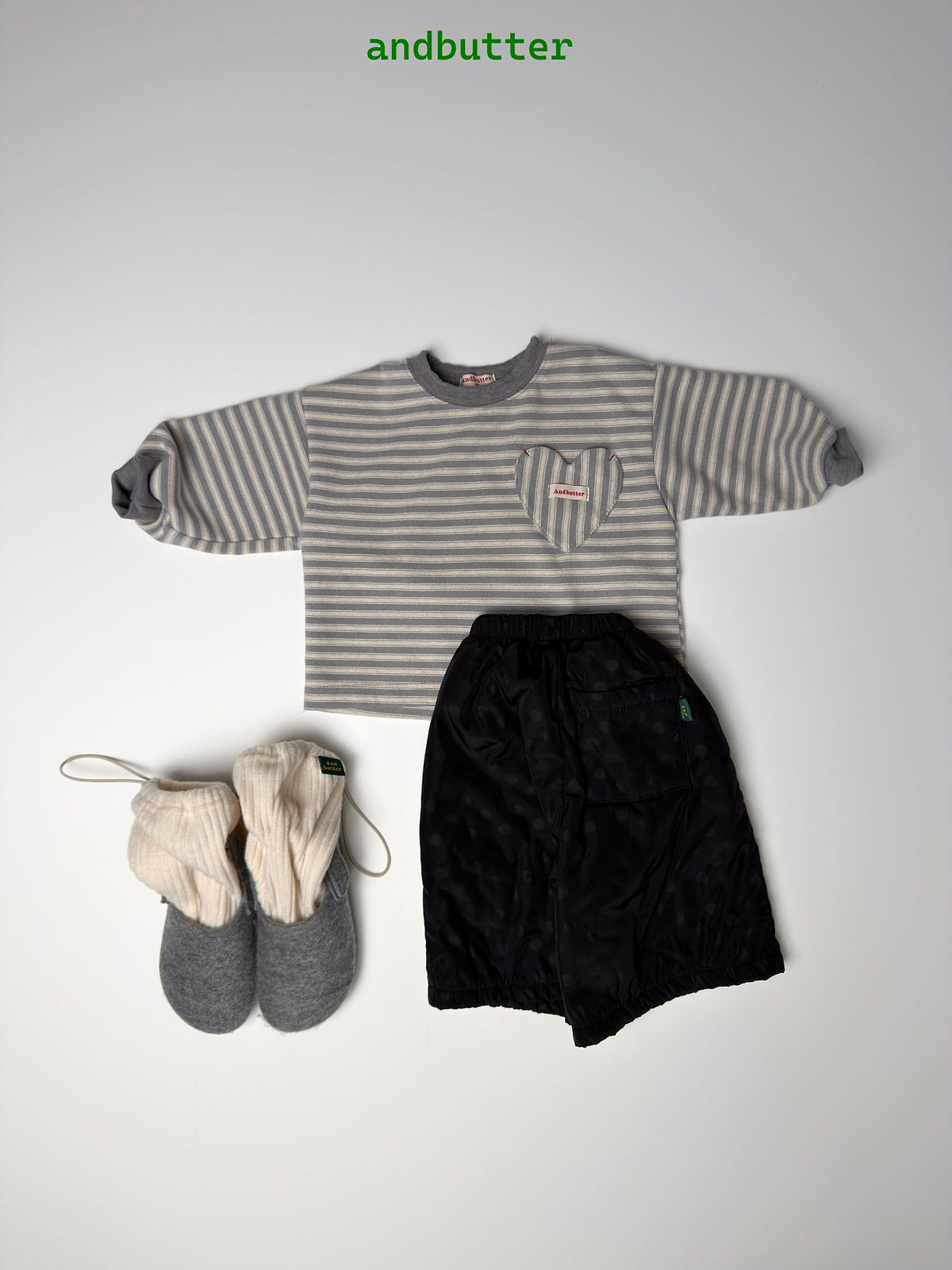 《予約》Dot Padded Pants / ANDBUTTER