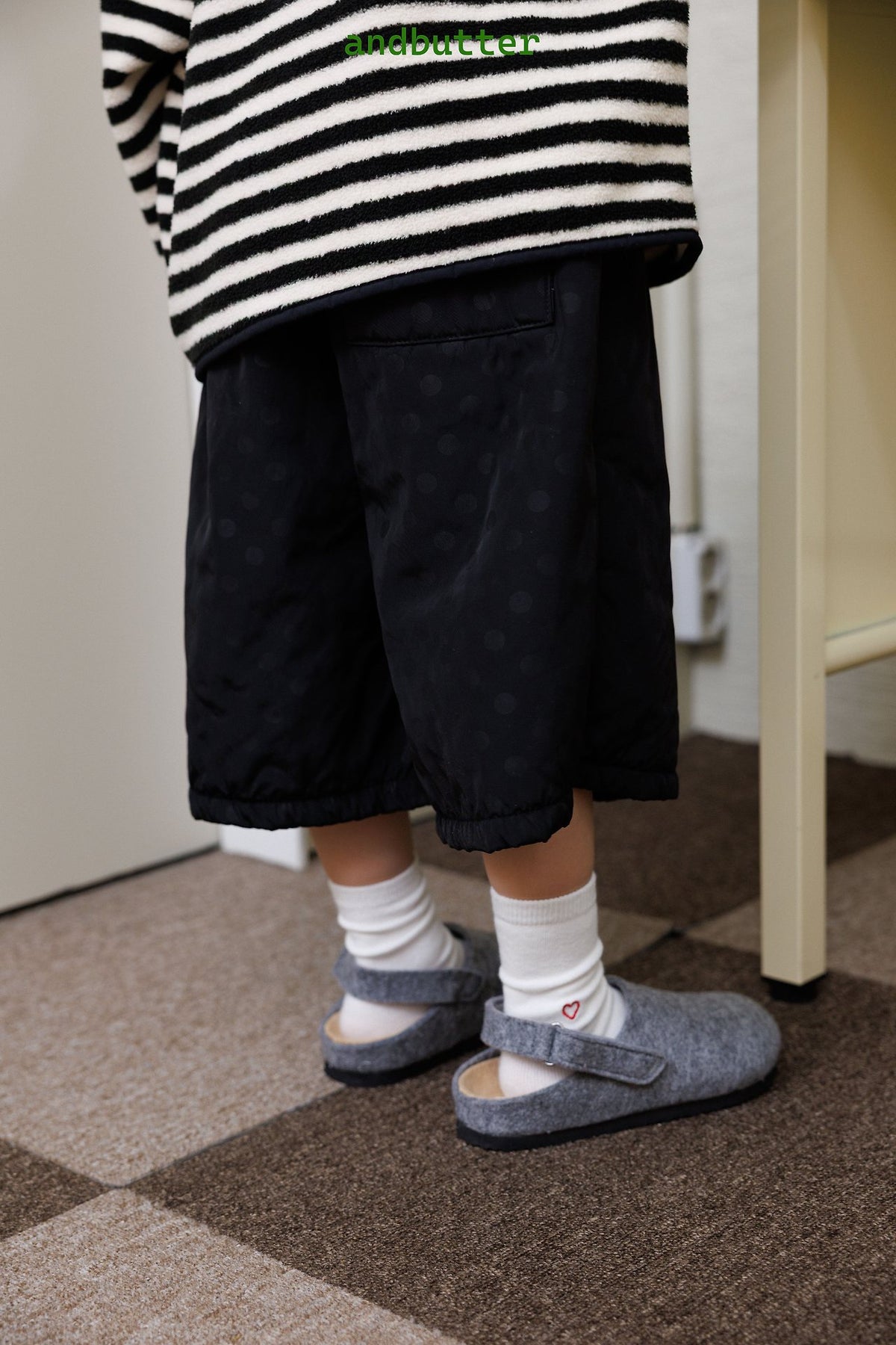 《予約》Dot Padded Pants / ANDBUTTER