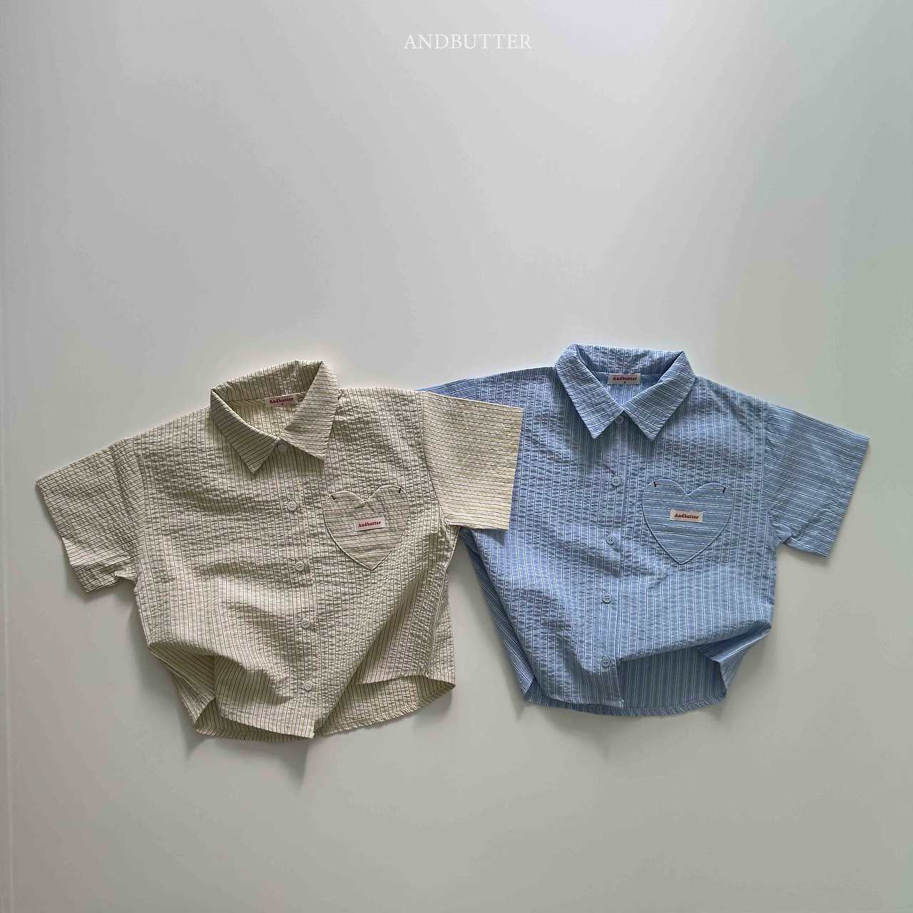 《予約》Bebe Heart Shirt / andbutter
