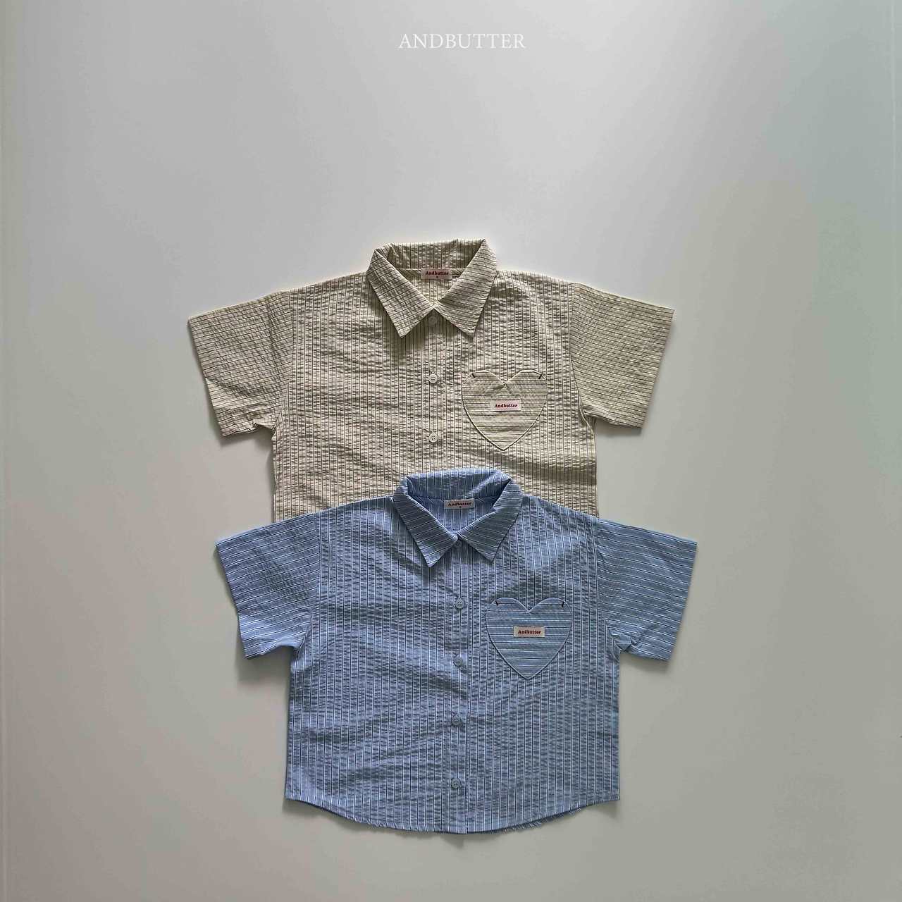 《予約》Bebe Heart Shirt / andbutter