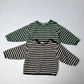 《予約》Soft Stripe Fleece Tee / ANDBUTTER