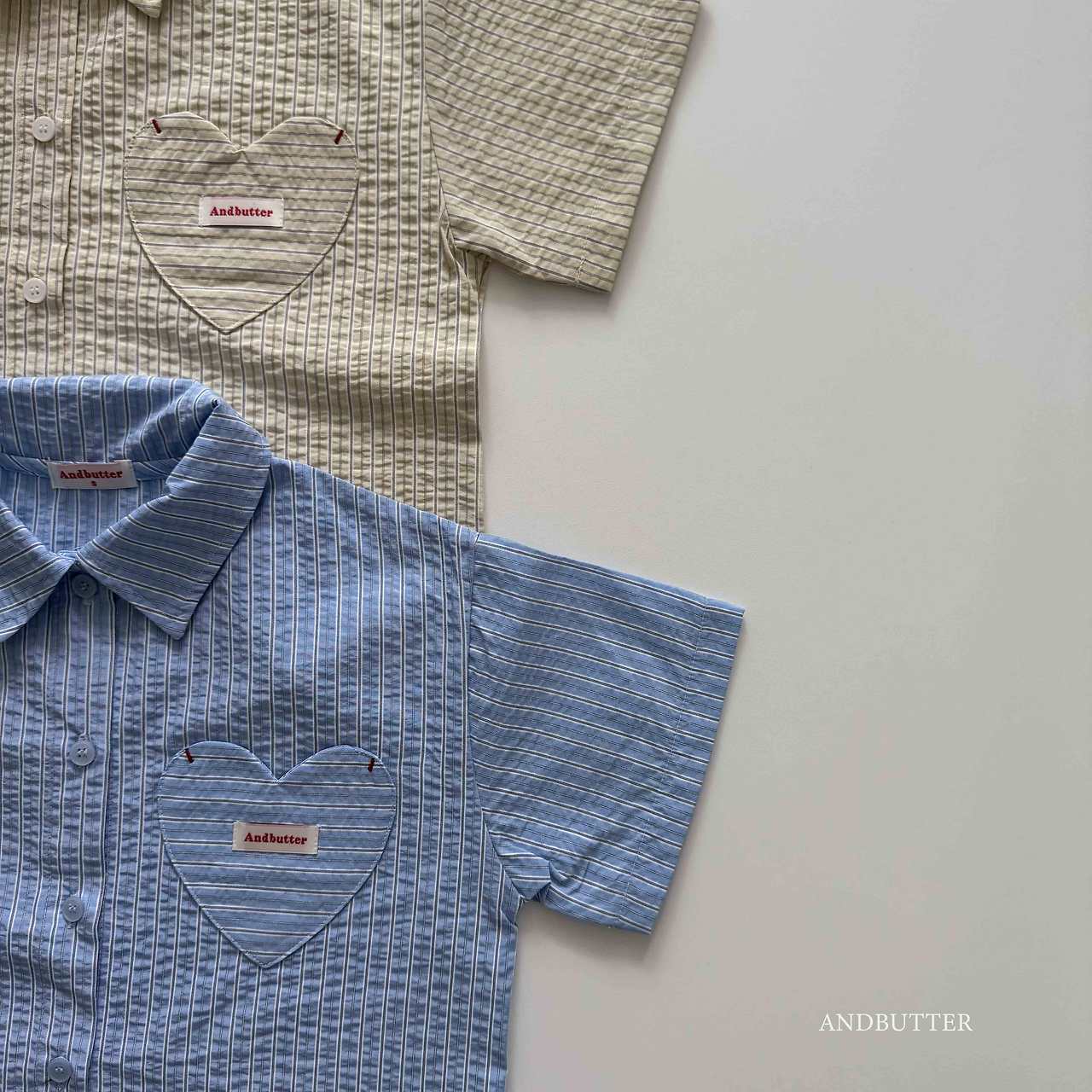 《予約》Bebe Heart Shirt / andbutter