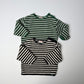 《予約》Soft Stripe Fleece Tee / ANDBUTTER