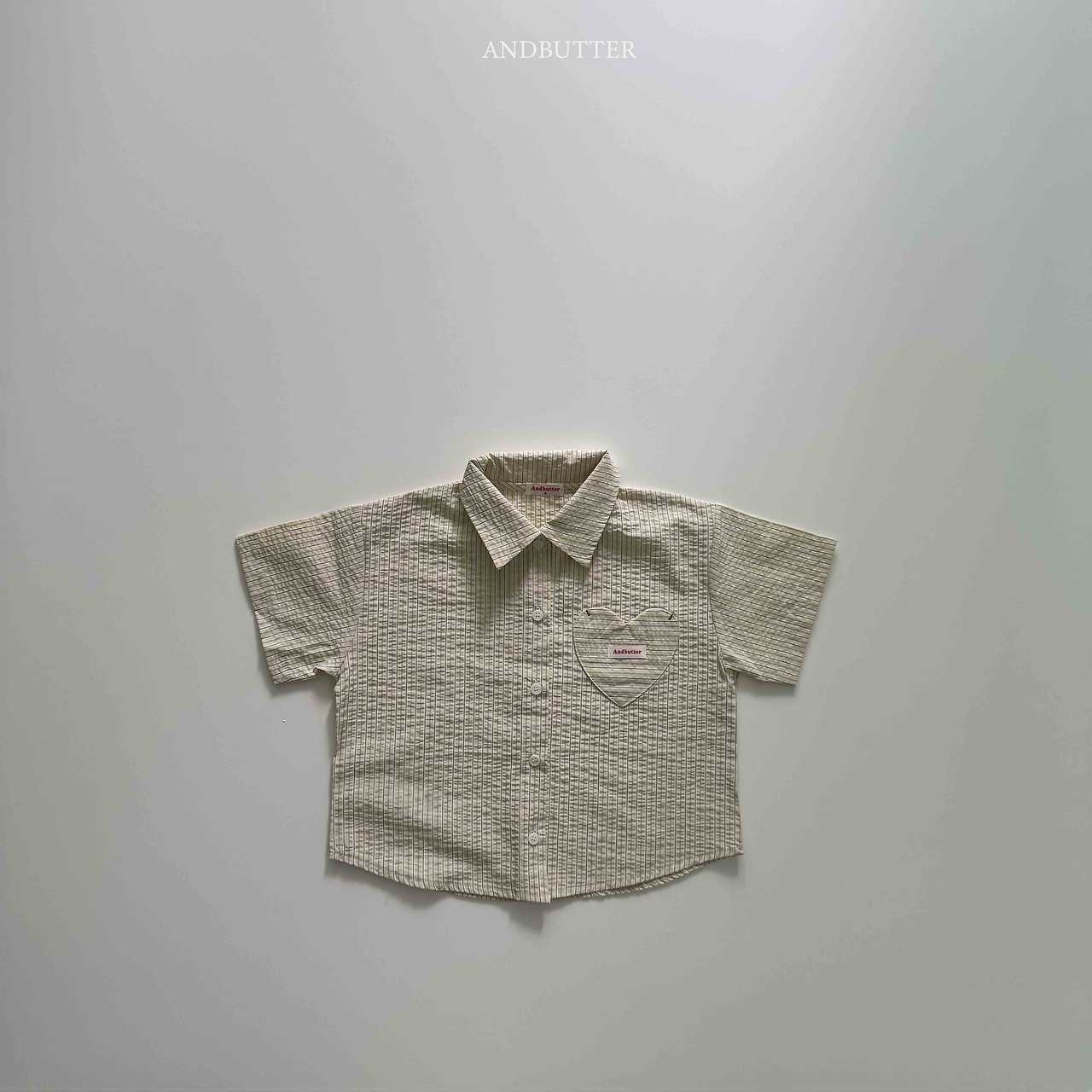 《予約》Bebe Heart Shirt / andbutter