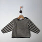 《予約》Soft Stripe Fleece Tee / ANDBUTTER
