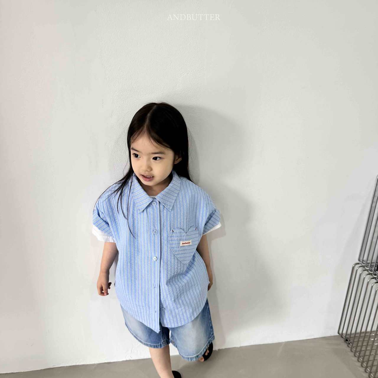 《予約》Bebe Heart Shirt / andbutter