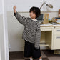 《予約》Soft Stripe Fleece Tee / ANDBUTTER