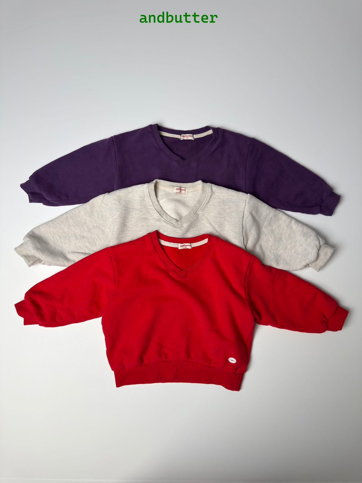 《予約》V-pong Sweat / ANDBUTTER