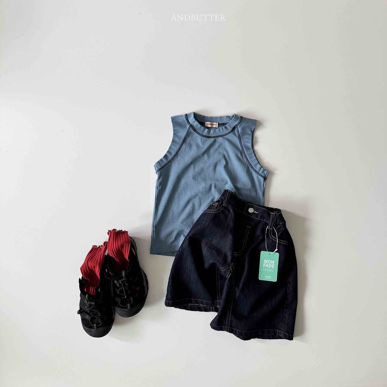 《予約》Non-Fade Bermuda Pants / andbutter