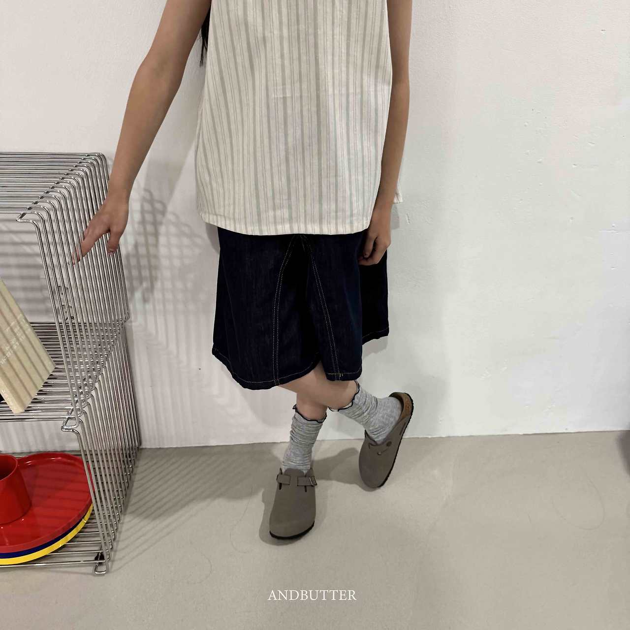 《予約》Non-Fade Bermuda Pants / andbutter