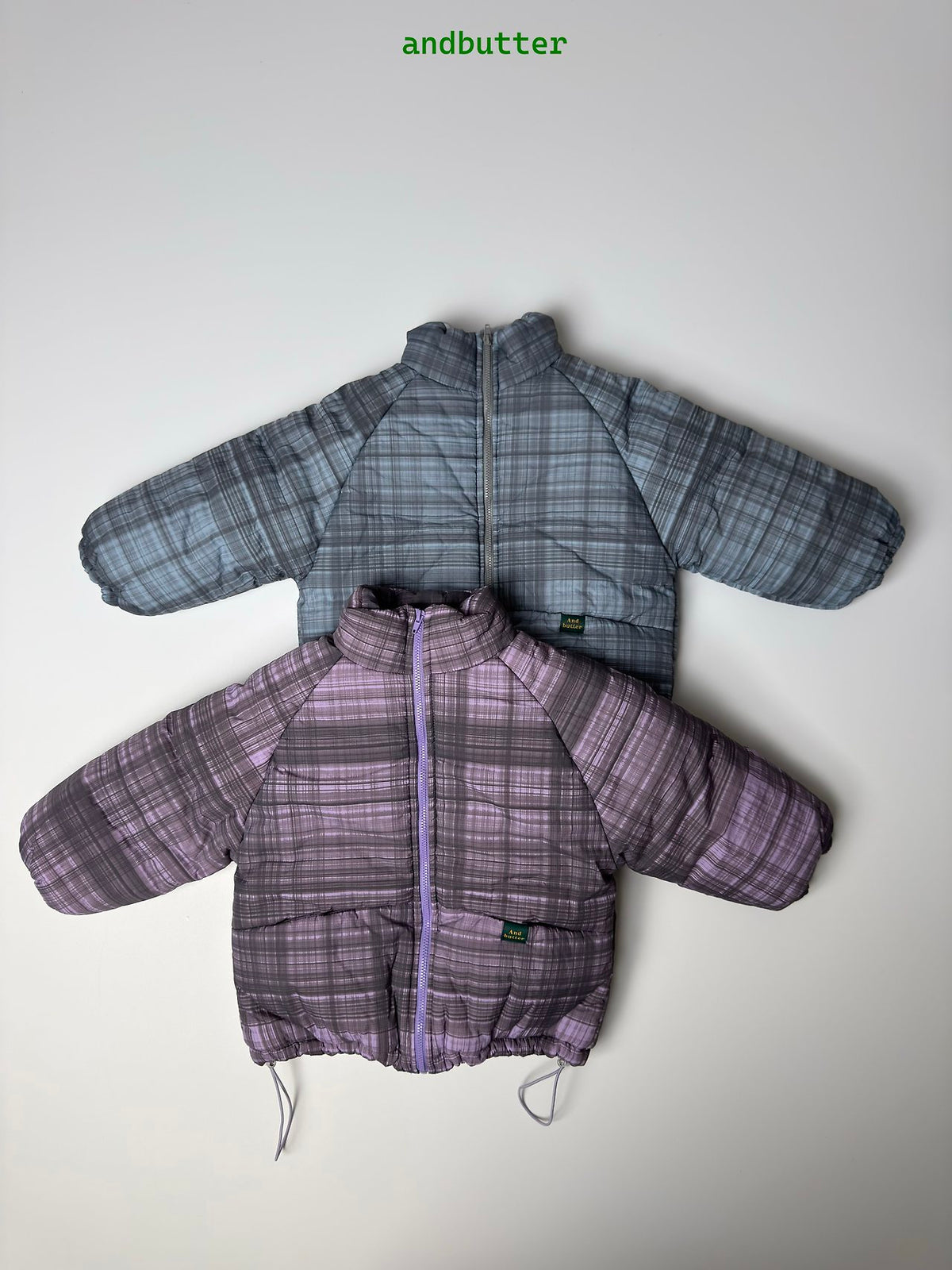《予約》Mode Check Padded Jacket / ANDBUTTER