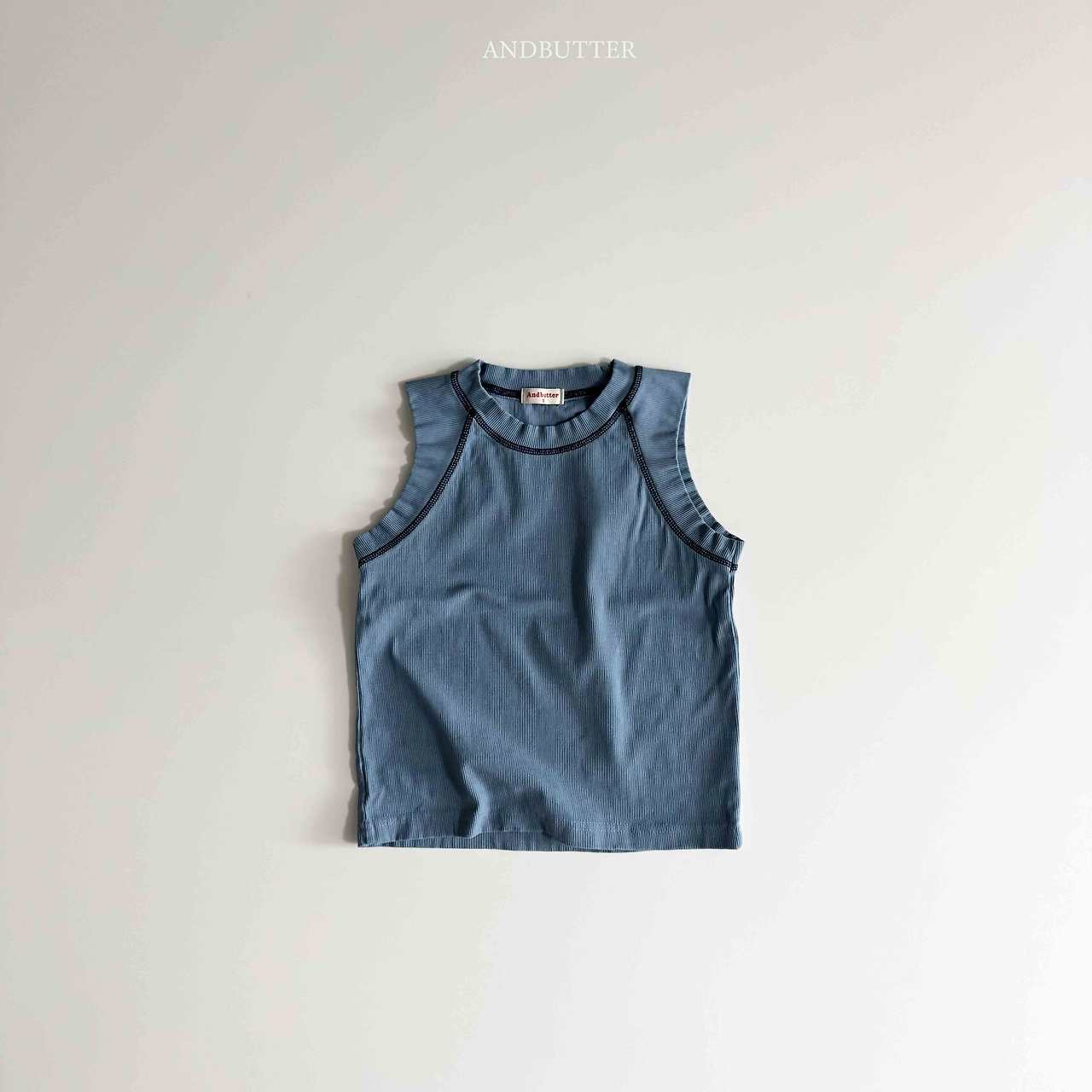 《予約》Ribbed Line Sleeveless / andbutter