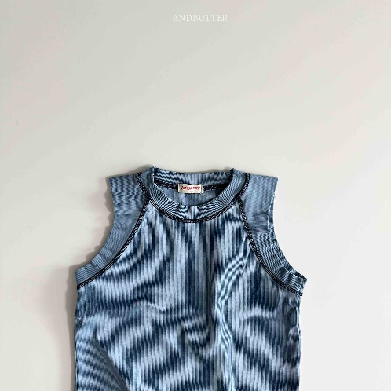 《予約》Ribbed Line Sleeveless / andbutter
