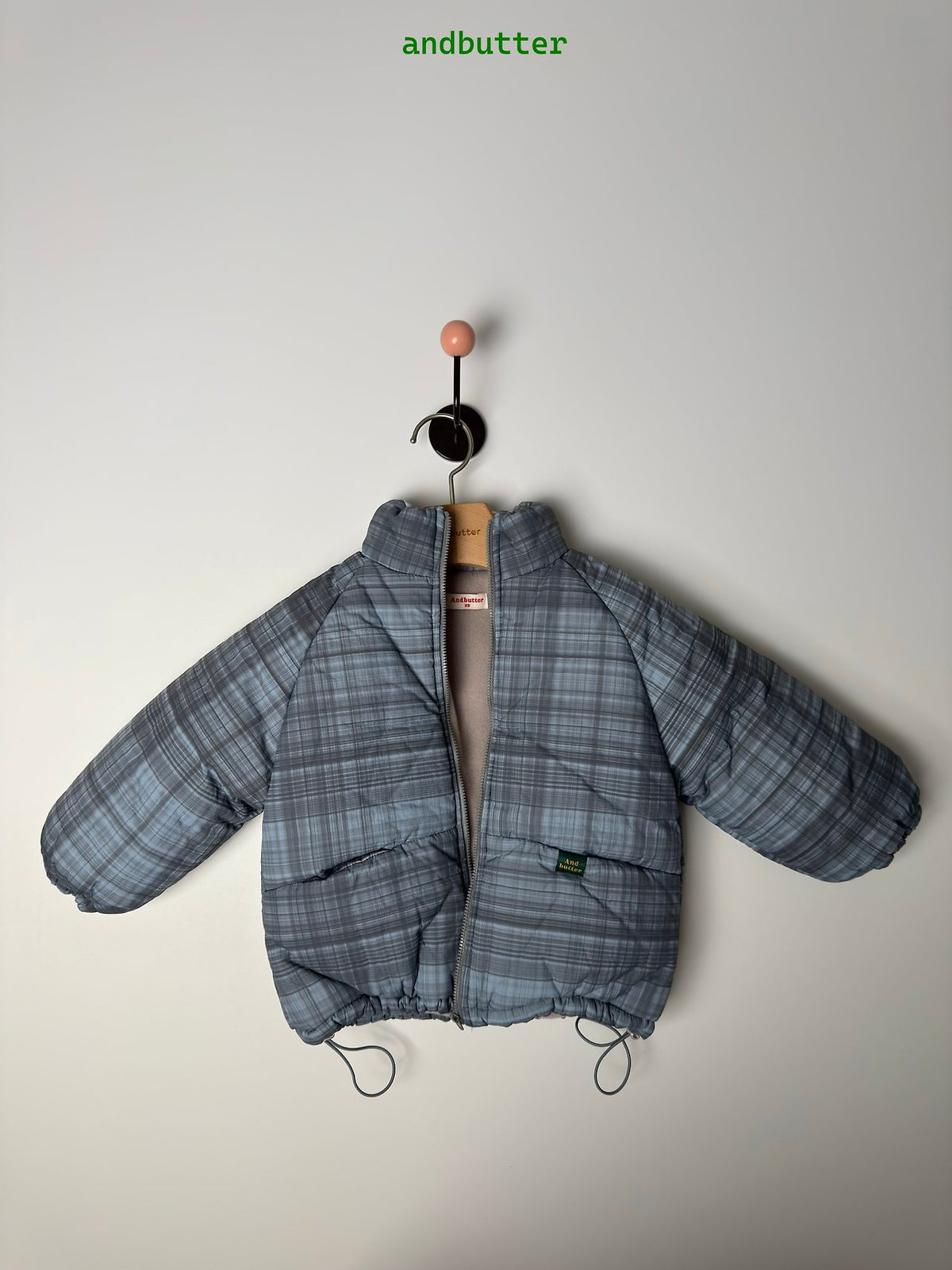 《予約》Mode Check Padded Jacket / ANDBUTTER